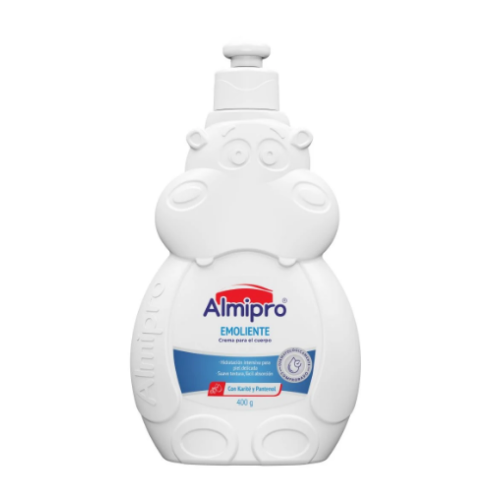 Almipro Emoliente Crema para el cuerpo con Karité y pantenol Frasco X 400 Gramos 
