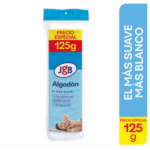 Algodón Zig Zag JGB Pague 100 lleve 125 Gramos 