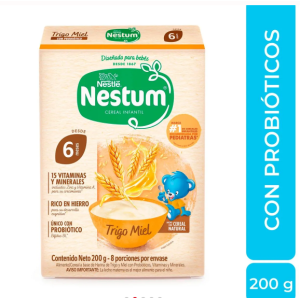 Nestum Cereal Infantil Trigo-Miel Caja X 200 Gramos 