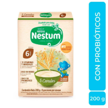 Nestum Cereal Infantil 5 Cereales Caja X 200 Gramos 