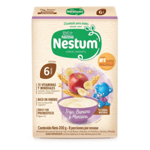 Nestum Cereal Infantil Trigo y Frutas Caja X 200 Gramos 