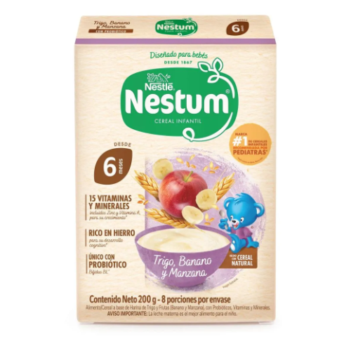 Nestum Cereal Infantil Trigo y Frutas Caja X 200 Gramos 