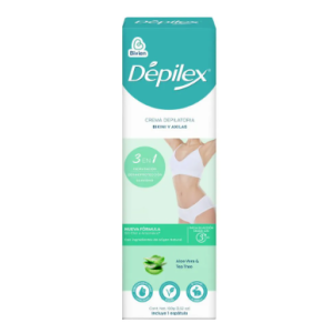 Depilex Crema Depilatoria Corporal Aloe Vera Bikini Y Axilas Tubo X 100 Gramos 
