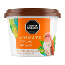 Café Quindío Arequipe Con Café Pote X 230 Gramos 