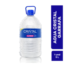 Agua Cristal Garrafa X 5 Litros 