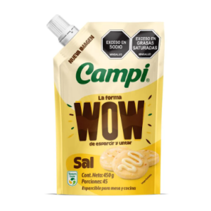 Margarina Campi WOW Esparcible Con Sal Doy Pack X 450 Gramos