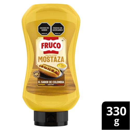 Fruco Salsa Mostaza squeeze X 330gr