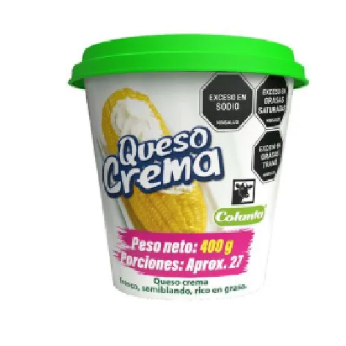 Colanta Queso Crema  X 400 Gramos 