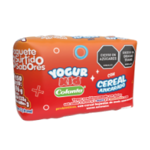 Colanta Yogur Kid Con Cereal Azucarado Paquete X 3 Unidades 