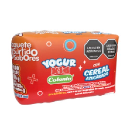 Colanta Yogur Kid Con Cereal Azucarado Paquete X 3 Unidades 