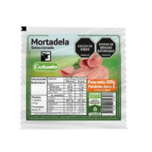 Colanta Mortadela Seleccionada Paquete X 225 Gramos Colanta Mortadela Seleccionada Paquete X 225 Gramos