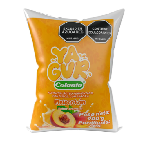 Colanta Yagurt Bolsa Surtido X 900 Ml 