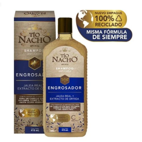 Tío Nacho Shampoo Anti-caída Engrosador Frasco X 415 Ml 
