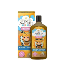 Tío Nachito Shampoo Cabello y Cuerpo Jalea Real + Manzanilla Frasco X 400 Ml 