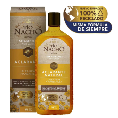 Tío Nacho Shampoo Aclarante Frasco X 415 Ml 