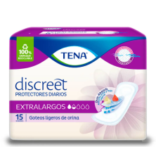 Tena Protectores Diarios Extra largos  Paquete X 15 Unidades 
