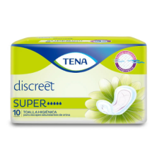 Tena Toallas Mujer Super Paquete X 10 Unidades 