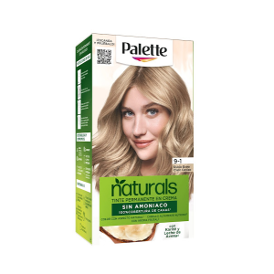 Palette Naturals 9.1 Rubio Extra Claro Claro Cenizo Kit x 1 Unidad