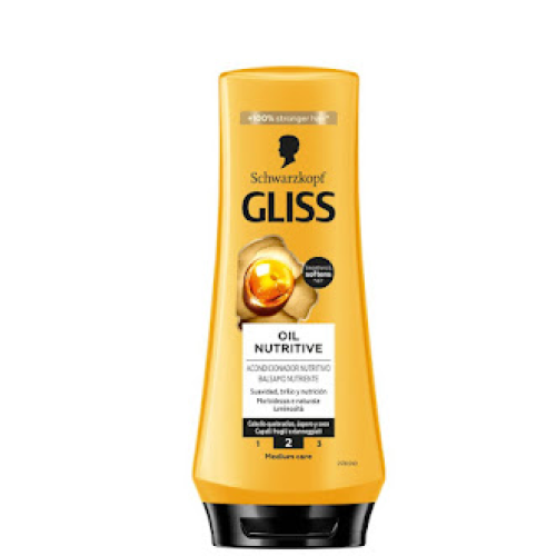 Acondicionador Schwarzkopf Gliss Oil Nutritive X 200 Ml