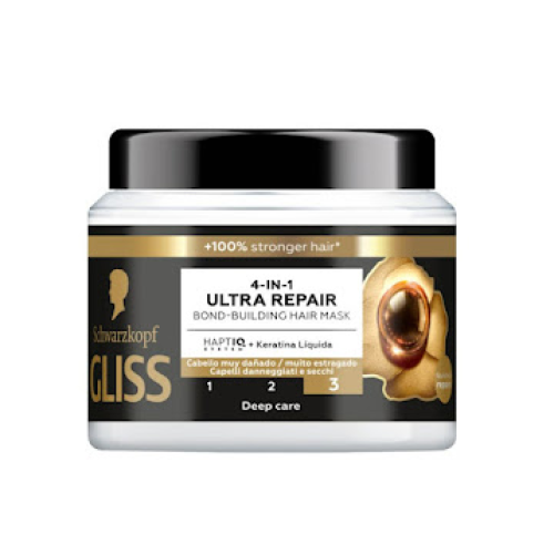 Tratamiento Schwarzkopf Gliss 4 En1 Ultra Reparación X 400 Ml