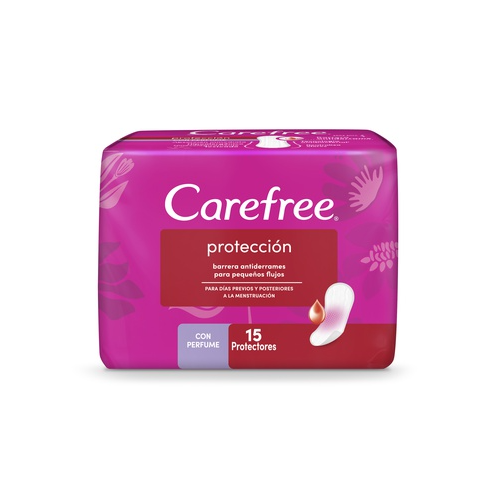 Carefree Protección Protectores con Perfume Paquete X 15 Unidades 