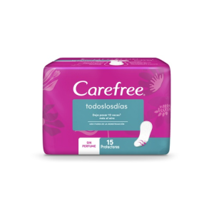 Carefree Todos Los Días Protectores Sin Perfume Paquete X 15 Unidades 