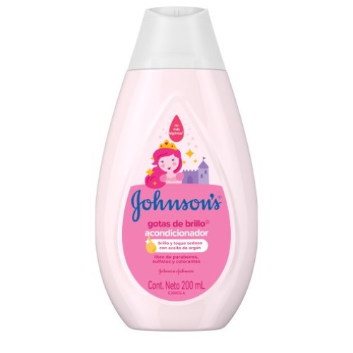 Johnson Acondicionador Gotas de brillo Frasco X 200 Ml Johnson Acondicionador Gotas de brillo Frasco X 200 Ml