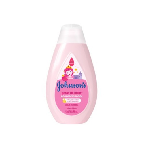 Johnsons Baby Acondicionador Gotas De Brillo Frasco 400 Ml
