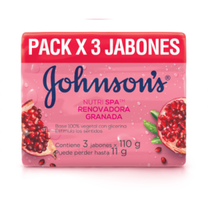Johnsons Jabón nutrición renovadora X3 Unidad 110 g Johnsons Jabón nutrición renovadora X3 Unidad 110 g