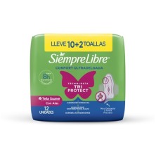 Stayfree Adapt plus Ultra-delgada con Alas Paquete X 12 Toallas 