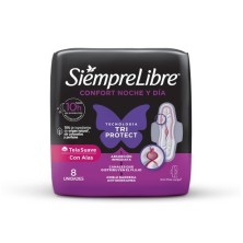 Stayfree Toallas Higienicas Noche Día Con Alas Paquete X 8