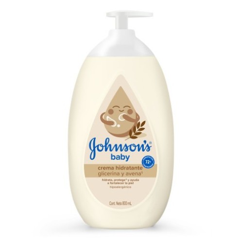 Johnson Avena Crema hidratante Frasco X 800 Ml 