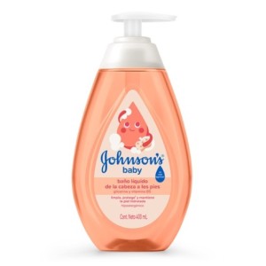 Johnson Baby baño liquido con glicerina de la cabeza a los pies Frasco X 400 Ml Johnson Baby baño liquido con glicerina de la cabeza a los pies Frasco X 400 Ml