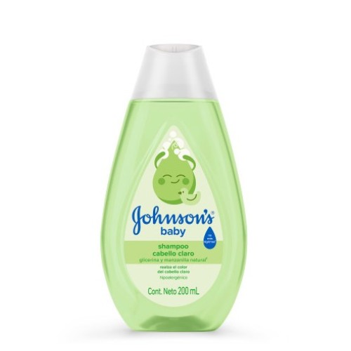 Johnsons Baby Shampoo manzanilla Cabello Claro Frasco X 200 ML