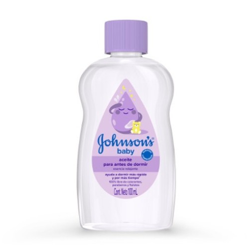Johnsons Baby aceite para antes de dormir Frasco 100 Ml