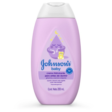 Johnson Crema hidratante Para Antes De Dormir Frasco X 200 Ml 