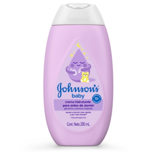 Johnson Crema hidratante Para Antes De Dormir Frasco X 200 Ml 
