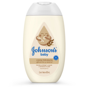 Johnsons Crema liquida avena Frasco 400 Ml