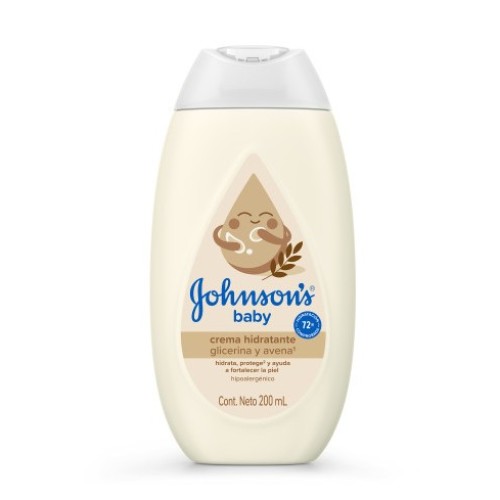 Johnson Avena Crema hidratante Frasco X 200 Ml 