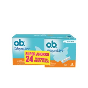 Ob Tampon Super Caja X 16+8 Unidades Super ahorro