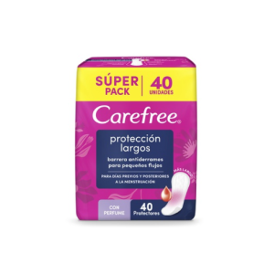 Carefree Protección largos con Perfume Paquete X 40 Unidades 