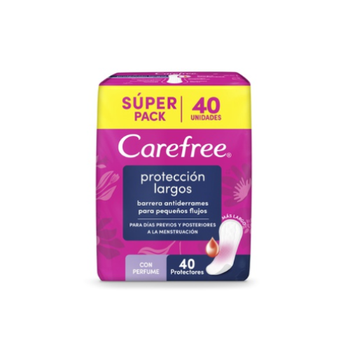 Carefree Protección largos con Perfume Paquete X 40 Unidades Carefree Protección largos con Perfume Paquete X 40 Unidades