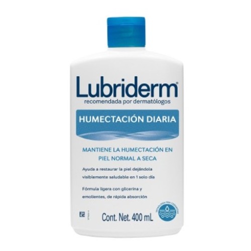 Lubriderm Crema Corporal Piel normal Extra Humectante Frasco X 400 ML