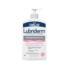Lubriderm Crema Corporal Familiar Prevención FPS30 Frasco con válvula X 750 ML