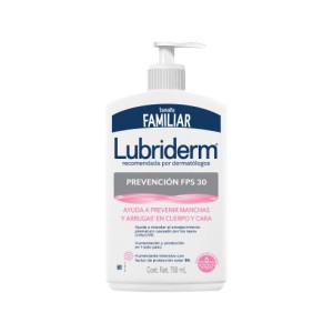 Lubriderm Crema Corporal Familiar Prevención FPS30 Frasco con válvula X 750 ML