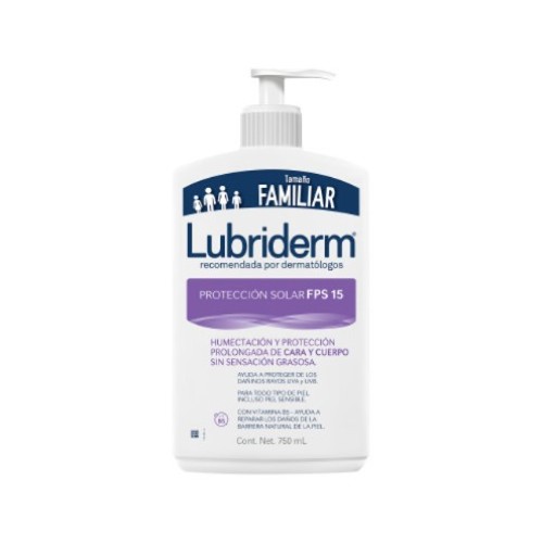 Lubriderm Crema UV FPS 15 Frasco X 750 ML 