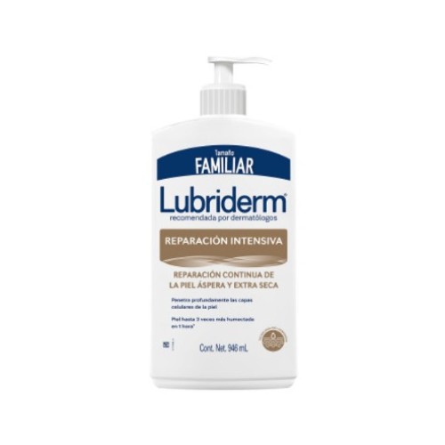 Lubriderm Crema Corporal Familiar Reparación Intensiva Frasco con válvula X 946 ML