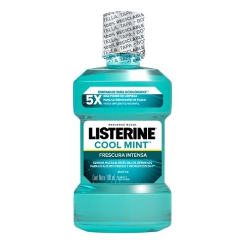 Listerine Cool Mint Frasco X 180 Ml 
