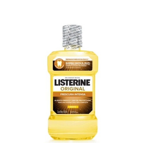 Listerine enjuague Bucal Original Frasco X 500 Ml 