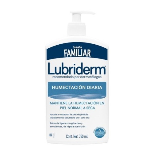 Lubriderm Piel Normal Extra humectante Frasco X 750 Ml 